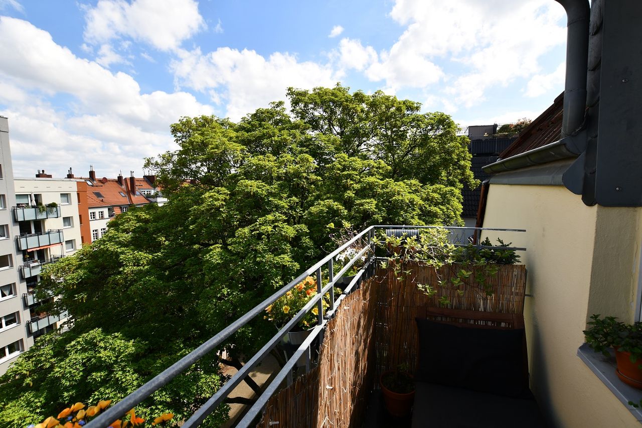 Aussicht vom Balkon