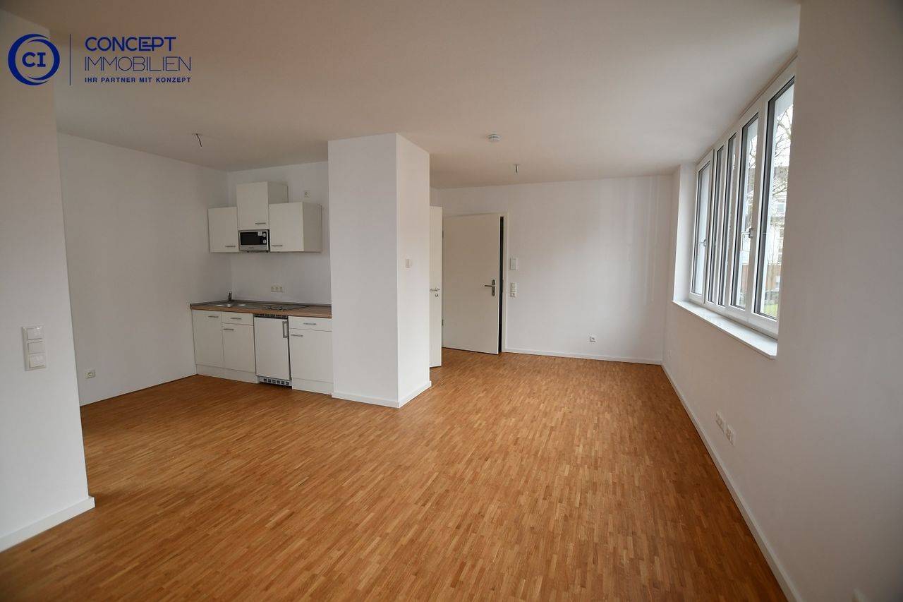 Wohn-Schlafzimmer u. Küche