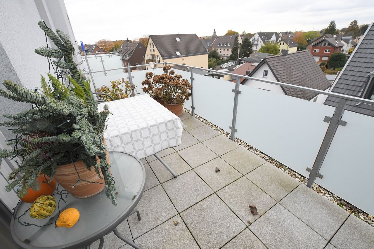 Balkon vor der Küche
