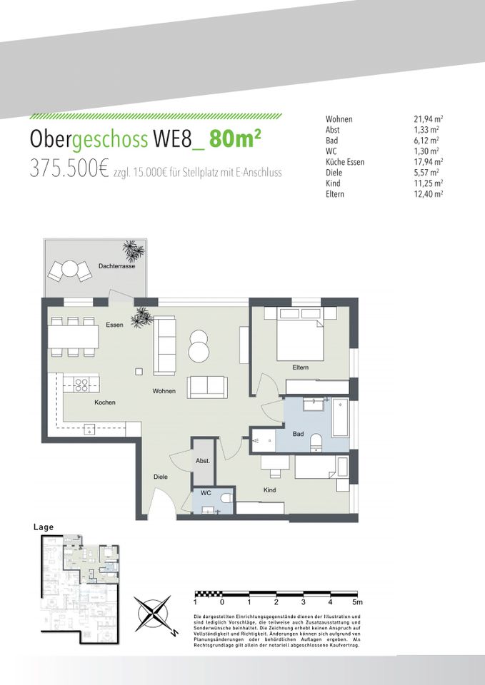 Grundriss Wohnung Nr. 8