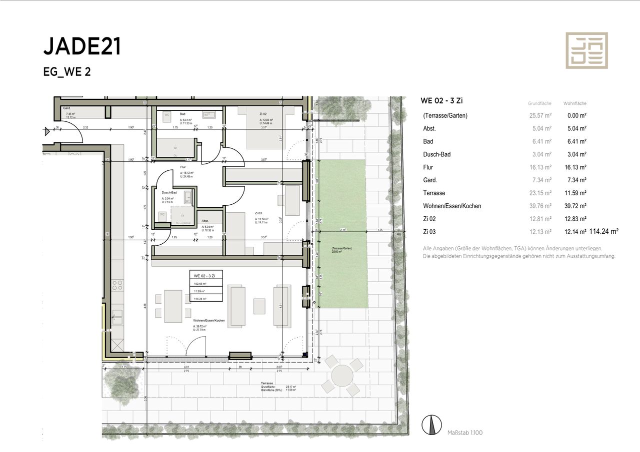 Wohnung 2 Grundriss