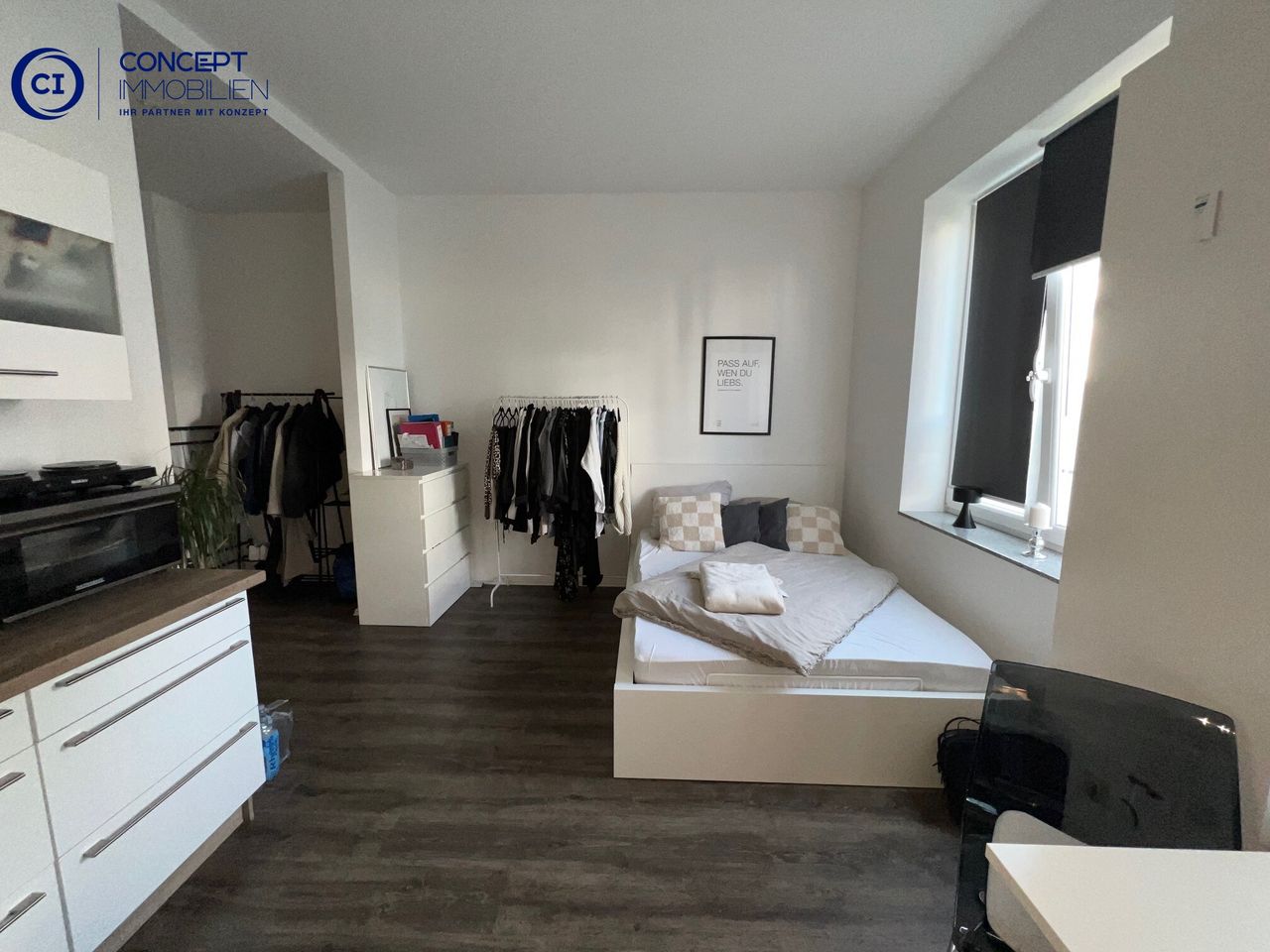 Wohn- Schlafzimmer