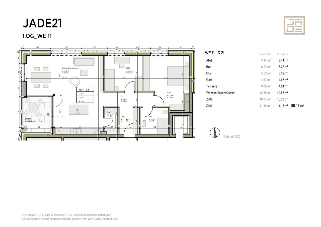 Wohnung 11 Grundriss