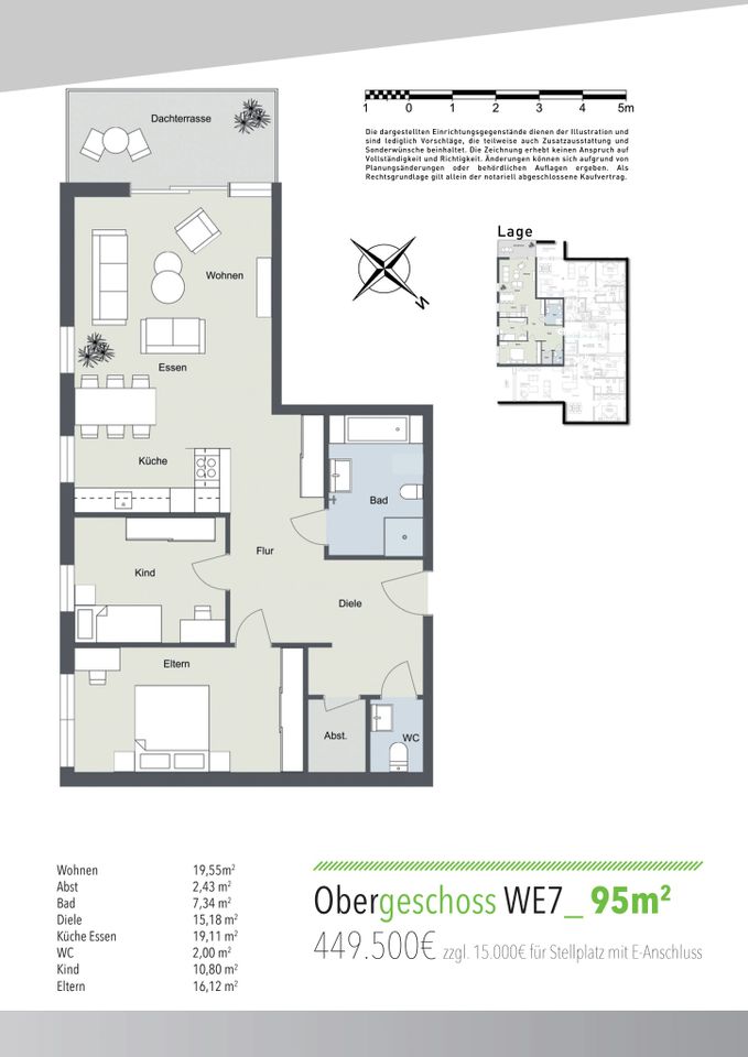 Grundriss Wohnung Nr. 7