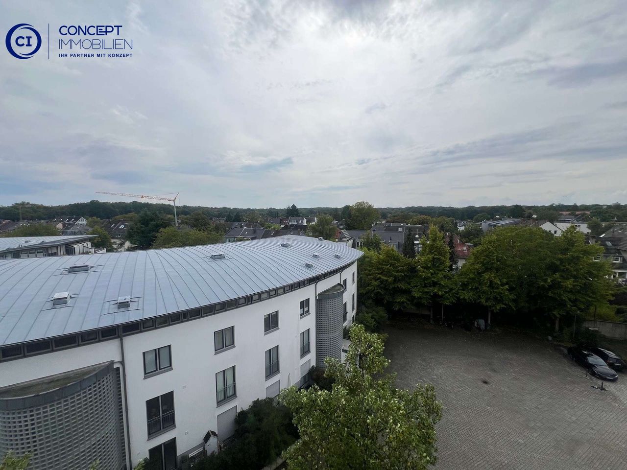 Aussicht vom Balkon