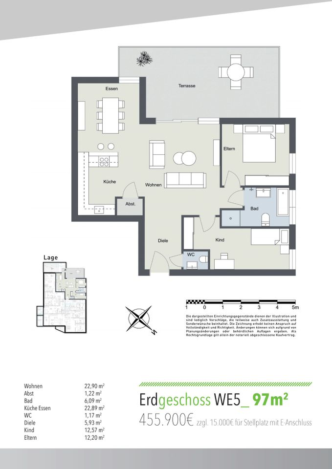 Grundriss Wohnung Nr. 5